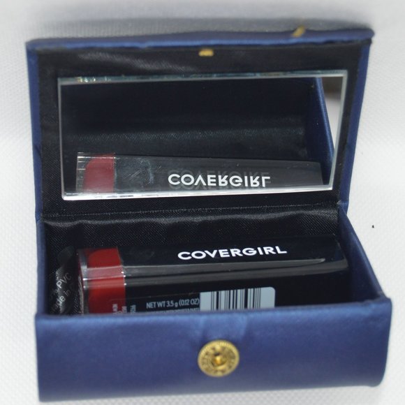 Vintage Satin/Embroidered Double Lipstick Case with Mirror - Picture 9 of 13